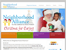 Tablet Screenshot of myneighborhoodalliance.org